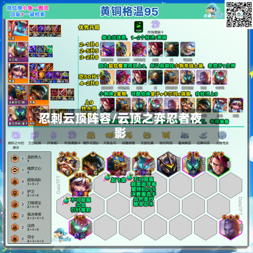 忍刺云顶阵容/云顶之弈忍者夜影-第2张图片